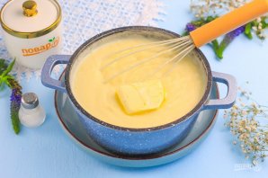 Блинный торт с заварным кремом - фото шаг 12