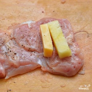 Филе цыплят с сыром и ананасом - фото шаг 4