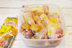 Запеченные куриные голени в горчичном маринаде - фото шаг 3