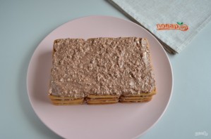 Торт без выпечки из печенья и творога - фото шаг 6
