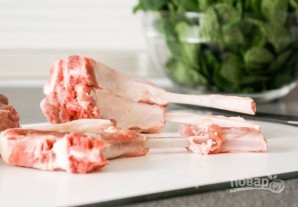 Свиная корейка на кости - фото шаг 1