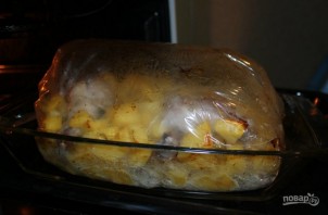 Картошка с курицей в рукаве - фото шаг 4