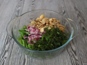 Салат из зеленой фасоли - фото шаг 4