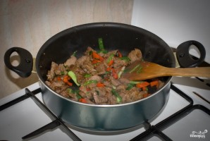 Мясо по-монгольски - фото шаг 6