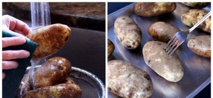 Картофель в фольге в мультиварке - фото шаг 1