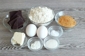 Печенье "Кукис" с шоколадом - фото шаг 1