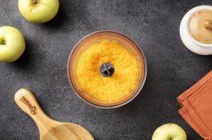Тыквенный пирог с яблоками - фото шаг 3