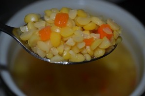 Суп с гренками  - фото шаг 1