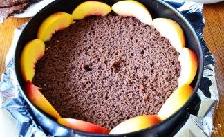 Персиковый торт-суфле - фото шаг 7