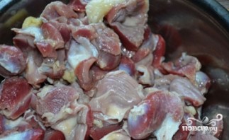 Куриные желудки в мультиварке "Редмонд" - фото шаг 1
