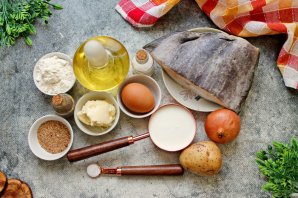 Пирог с палтусом - фото шаг 1