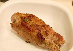 Мясо с базиликом в духовке - фото шаг 4