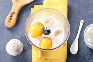 Блинчики с бананом - фото шаг 4