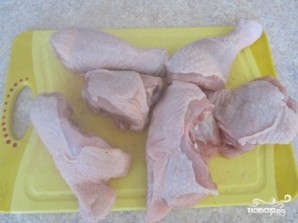 Курица, тушенная в сливках - фото шаг 1
