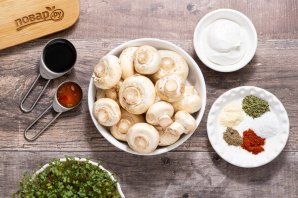 Грибы в аэрогриле - фото шаг 1