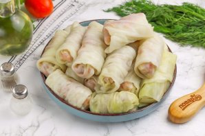 Голубцы в микроволновке - фото шаг 9