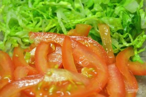 Салат с курицей и томатами - фото шаг 4