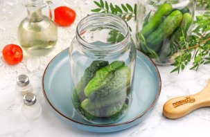 Помидоры с огурцами (закатки) - фото шаг 3