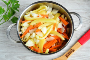 Закуска из перца и моркови на зиму - фото шаг 5