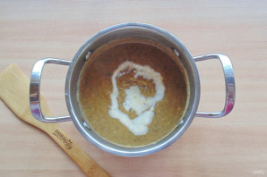 Тыквенный суп-пюре с шампиньонами - фото шаг 9