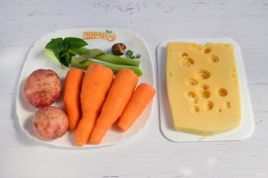 Суп-потаж морковный - фото шаг 1