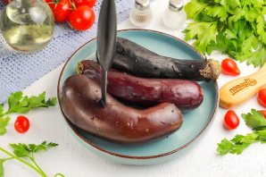 Печеные баклажаны на зиму - фото шаг 3