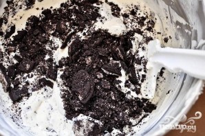 Шоколадные пирожные со сливочной начинкой - фото шаг 5