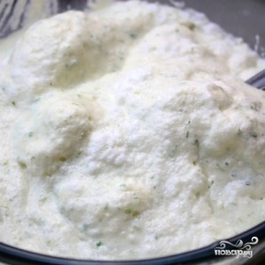 Творожное суфле с зеленой фасолью - фото шаг 6
