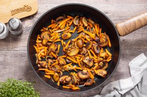 Перловка с грибами - фото шаг 8