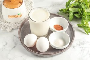 Молочно-яичный коктейль - фото шаг 1