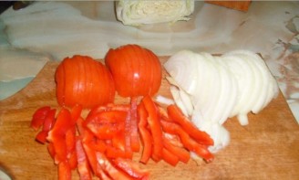 Пангасиус в фольге с овощами - фото шаг 2