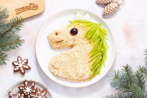 Фруктовый салат на Новый год Лошади - фото шаг 10