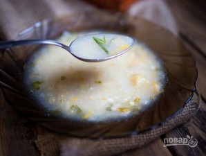 Суп из колбасного сыра - фото шаг 6