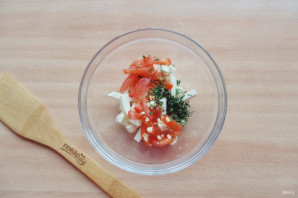 Адыгейский салат с баклажанами - фото шаг 8