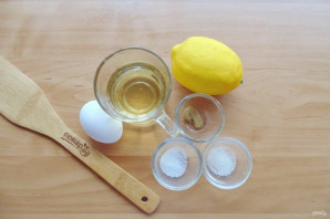Домашний майонез с горчицей и лимоном - фото шаг 1