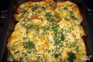 Картошка с чесноком и сыром - фото шаг 7