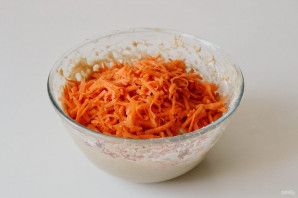 Постный морковный кекс - фото шаг 4