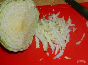 Кукурузный салат с помидорами и капустой - фото шаг 1