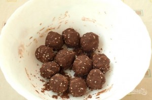 Песочное печенье с шоколадом и кунжутом - фото шаг 4