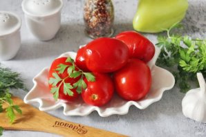 Быстрые квашеные помидоры - фото шаг 7