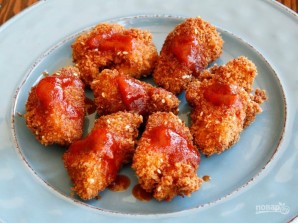 Курица в панировке с соусом - фото шаг 6