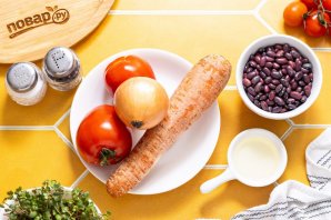 Фасоль в микроволновке - фото шаг 1