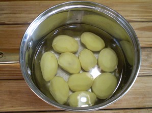 Картошка с салом на шпажках - фото шаг 3