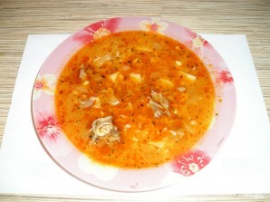 Суп из говядины с томатной пастой - фото шаг 8