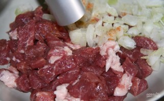 Самса узбекская слоеная с мясом - фото шаг 1