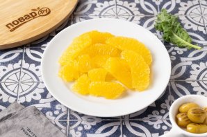 Марокканский салат из перца с апельсинами - фото шаг 5