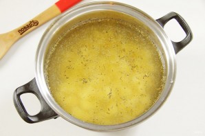 Суп с опятами - фото шаг 3