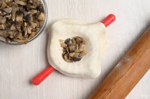 Постные вареники с грибами - фото шаг 12