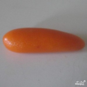 Морковки из марципана - фото шаг 3