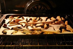 Сушка грибов в духовке - фото шаг 3
